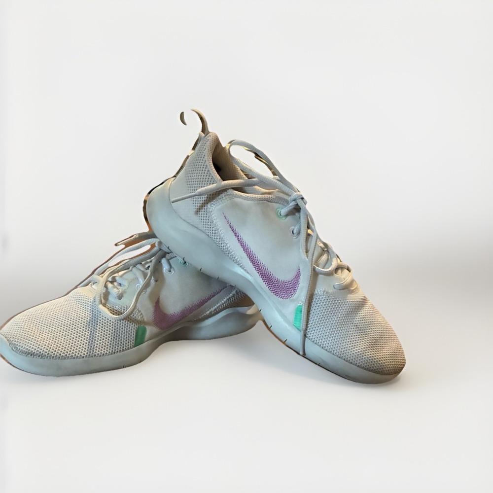 Wmns Flex Experience Run 10 "White Violet" Woman's 7 1/2 Men's 6‎